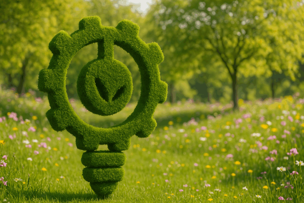 Isotipo CultivaTusIdeas.com en versión arbusto en primavera